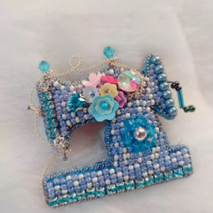 Naaimachine Speld – Vintage Vakmanschap Broche