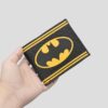 Leren Kaarthouder 'Batman' – Geel Kunstleer