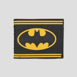 Leren Kaarthouder ‘Batman’ – Geel Kunstleer