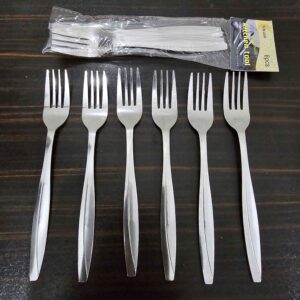 Roestvrijstalen Vorken Set – 6-delig – Zilver
