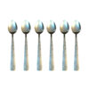 Set van 6 Stalen Jamlepels – Zilver – Ontbijtset
