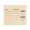De houten bureaukalender voor het jaar 1404, rozengeurmodel