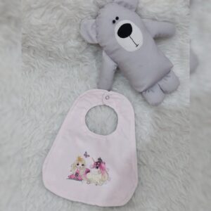 Baby slab eenhoorn- en prinsessenpatroon Roze