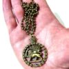 Bronzen Ketting – Leeuw en Zon Symbool
