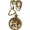 Bronzen Ketting – Leeuw en Zon Symbool