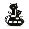 Houten sieradenstandaard met kattenontwerp