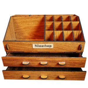 Houten Make-up en Schrijfwaar Standaard – Uniek