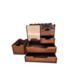 Houten Make-up en Schrijfwaar Standaard met 4 Laden