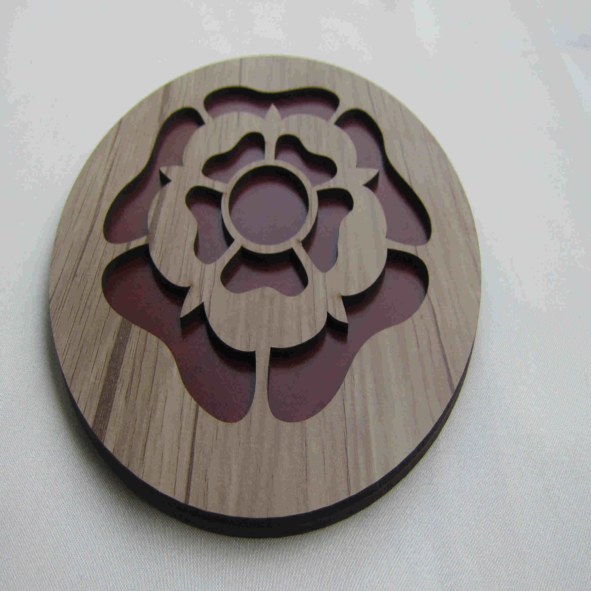 Houten Placemat voor Moderne & Rustieke Decoratie – Set van 4