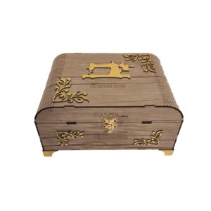 Houten Naaidoos met Meerdere Vakken