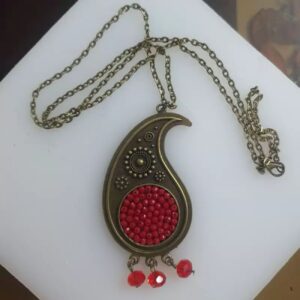 Yalda Bronzen Ketting – Boteh Jeghe Ontwerp