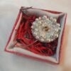 Handgeborduurde Broche – Paardenbloem