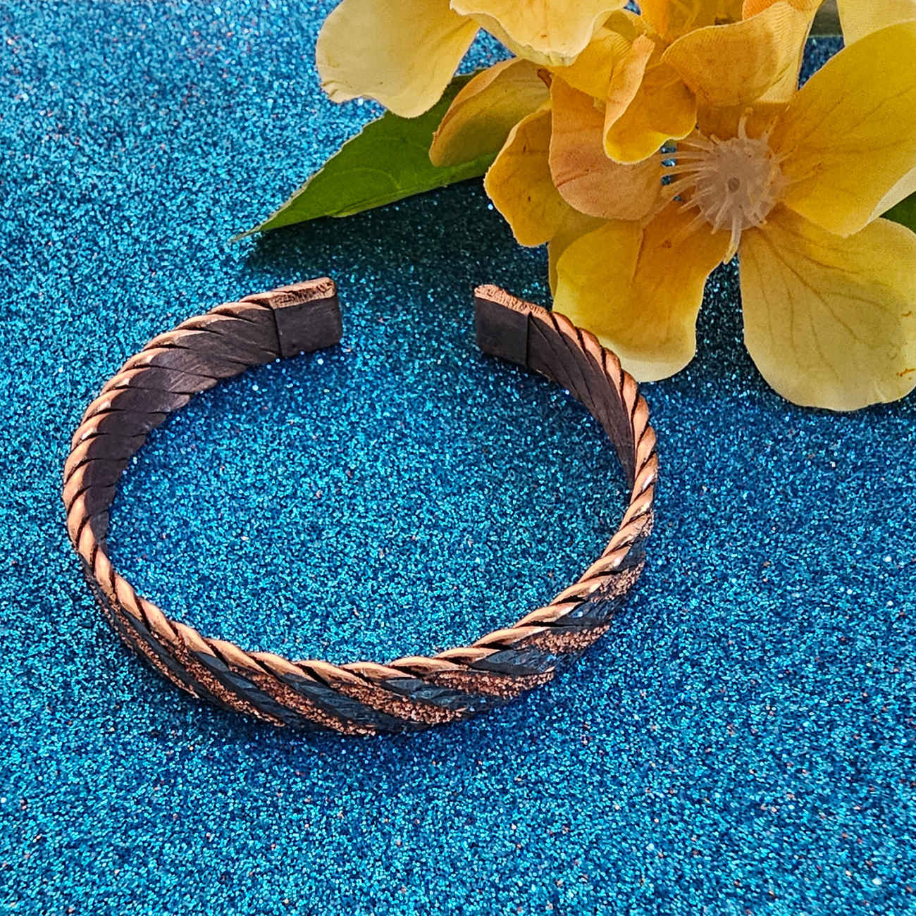 Verstelbare Koperen Manchet Armband – Perfecte Pasvorm, Tijdloze Stijl