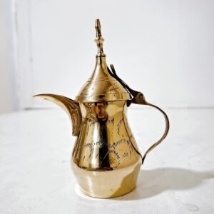 Messing dallah koffiepot – Geschikt voor Arabische koffie en tafeldecoratie
