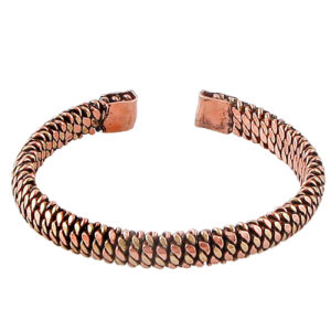 Koperen Manchet Armband – Klassiek & Minimalistisch Ontwerp Geschikt voor Stapelen of Solo Stijl