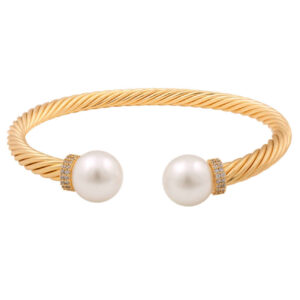 Goudkleurige Messing Manchet Armband – Chic & Trendy