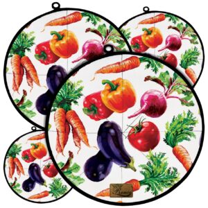 Damkoni – Authentieke Perzische Rijst Bonnet Set van 4
