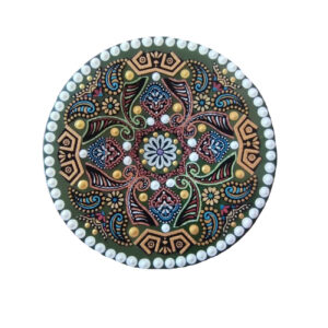 Decoratief Aardewerk Muur Hangend Bord met Pershang en Mandala Ontwerp