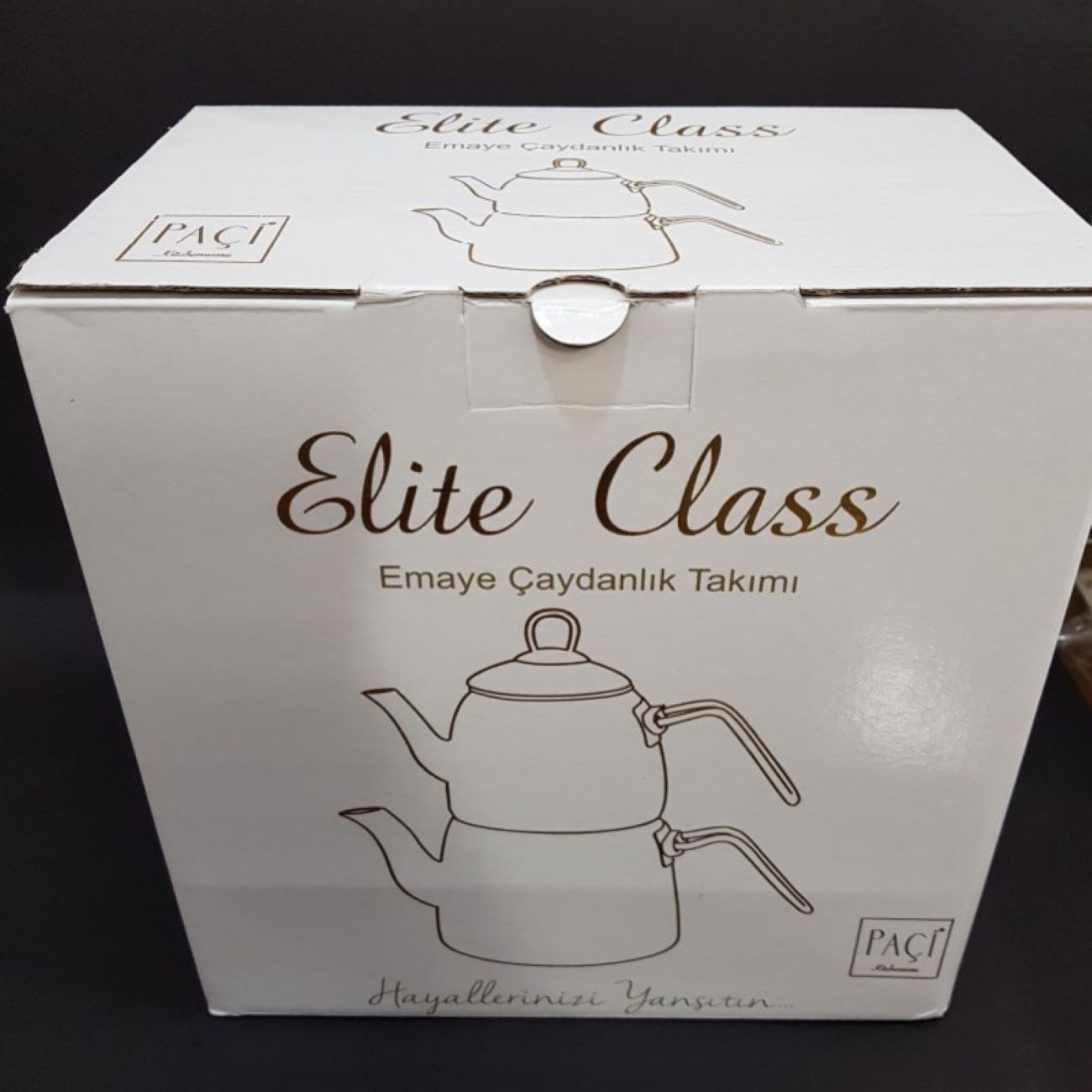 Emaille ketel- en theepotset – Perfect voor theeliefhebbers