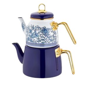 Emaille ketel- en theepotset – Perfect voor theeliefhebbers