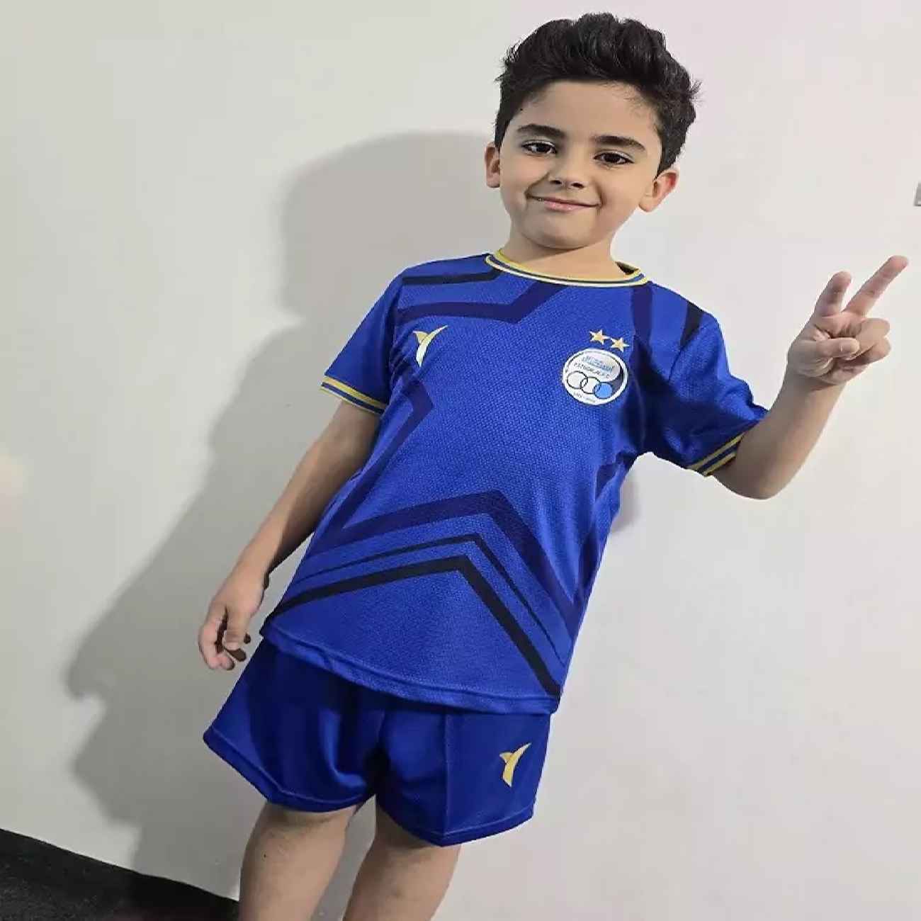 Esteghlal Jersey met Korte Set Sport Voetbal – Geschikt voor Kinderen