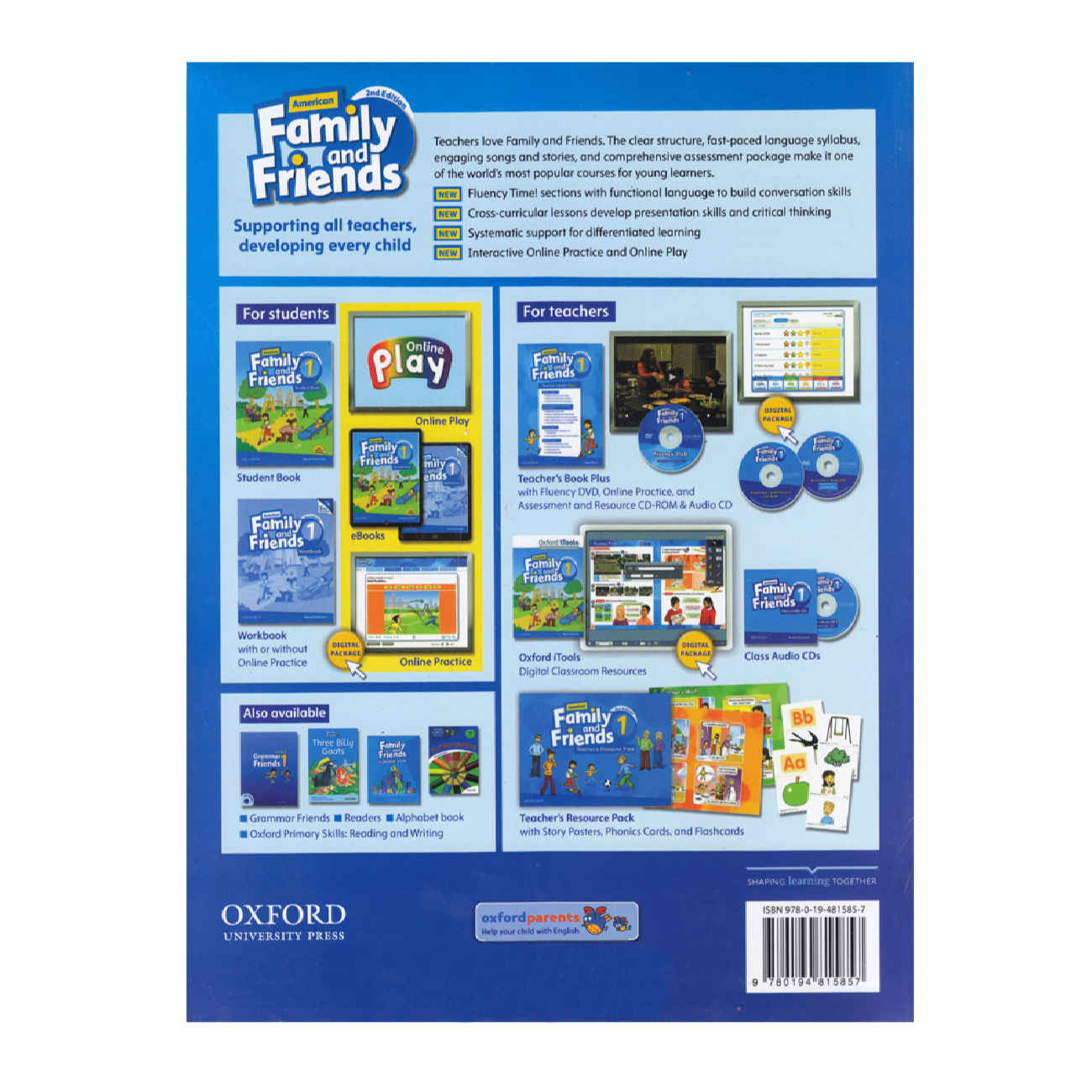 Family and Friends Second Edition 6-delige set