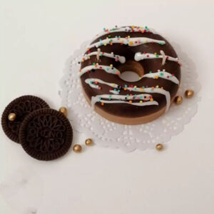 Fantasie Chocolade Donut Kaars Bruin