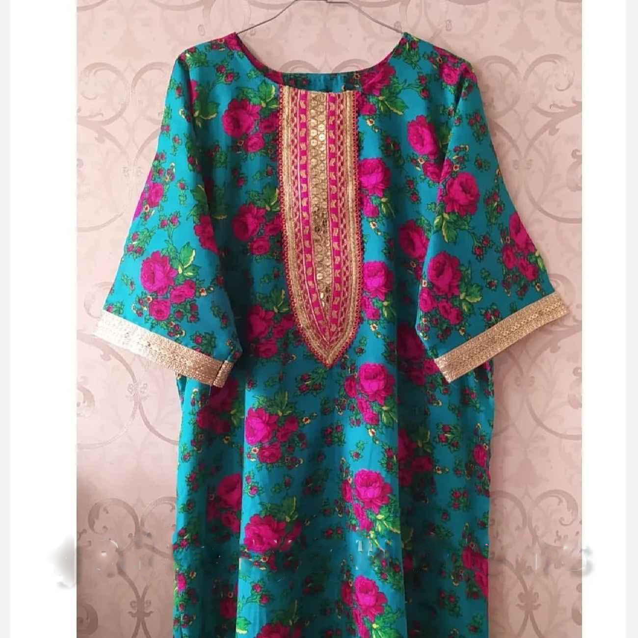 Bloemenprint Kaftan – Perfect voor Festivals, Culturele Bijeenkomsten of Traditionele Vieringen