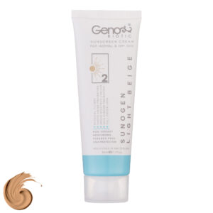 Geno Biotic Getinte Zonnebrandcrème – Droge Huid (2 stuks)