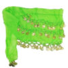 Handmade Belly Dance Hip Scarf with Coins for Women – Sequin & Coin Hip Wrap2