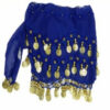Handmade Belly Dance Hip Scarf with Coins for Women – Sequin & Coin Hip Wrap4