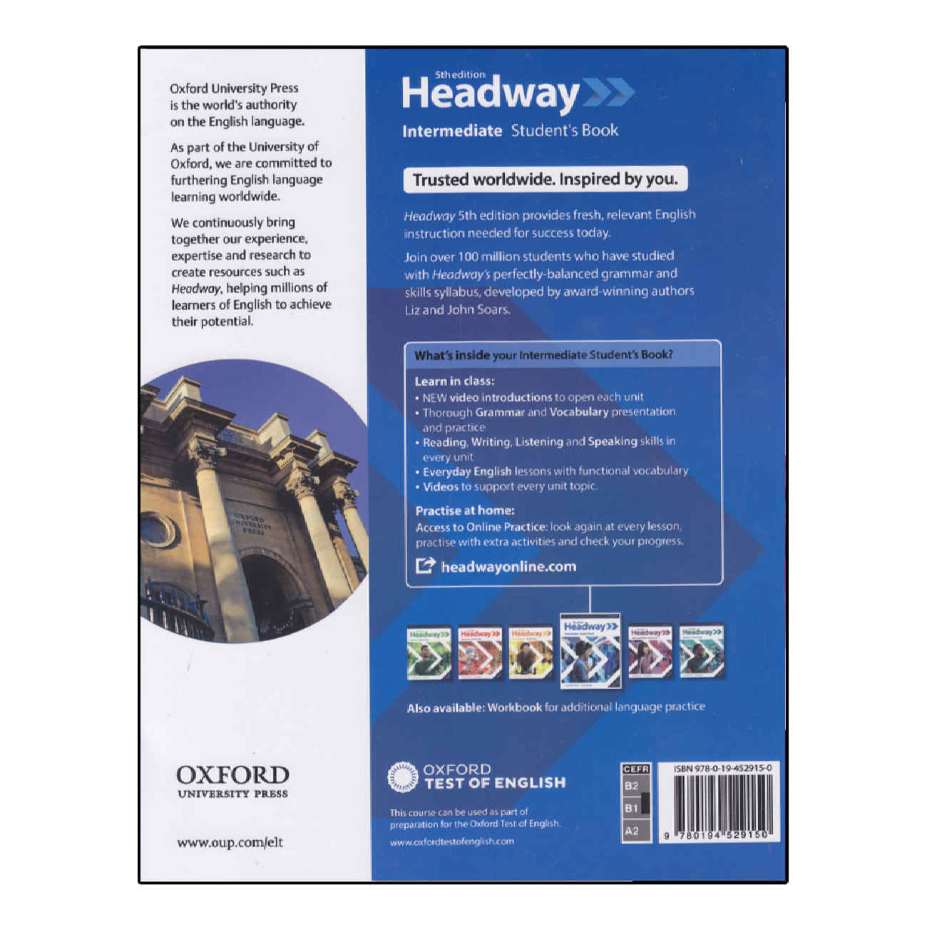 Headway Intermediate 5th Edition door John en Liz Soars Paul Hancock