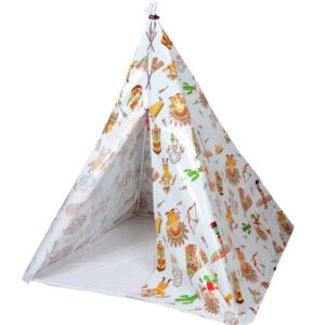 Kinder tipi speeltent – Wit fantasie ontwerp