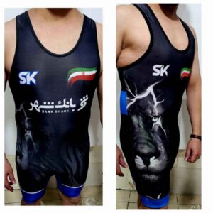 Heren Iraanse Worstelsinglet – Mouwloos Model, Wereldklasse Pasvorm