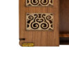 Patiko Key Holder - Traditional Mirror-Embedded Window Design with Shelf & 4 Hooks (1)