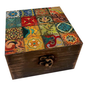 Rustieke Houten Cadeaudoos – Perzisch Geïnspireerd Design