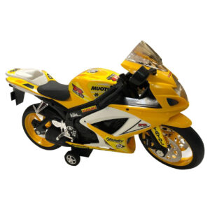 Gele Suzuki Speelgoedmotor – Sportief Racemodel