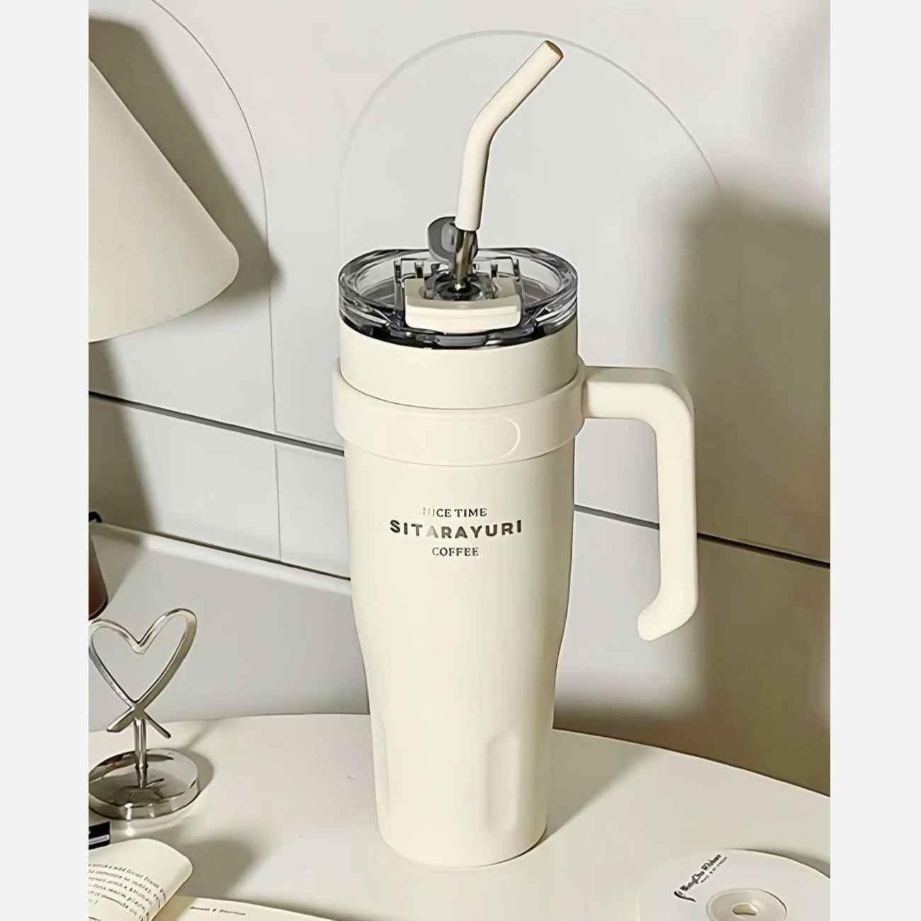 Grote RVS Thermos Reismok – 1,5 Liter voor Outdoor