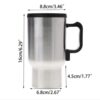 Travel Mug Model Car Lighter , Capacity 0.450 Liters Suitable for Long Road Trips (3)
