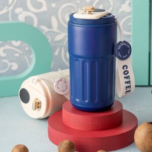 RVS Reismok voor Roadtrips – 420 ml Blauw