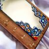 Wall-Mounted Mirror Key Holder with Embossed Vitreous Painting (2)