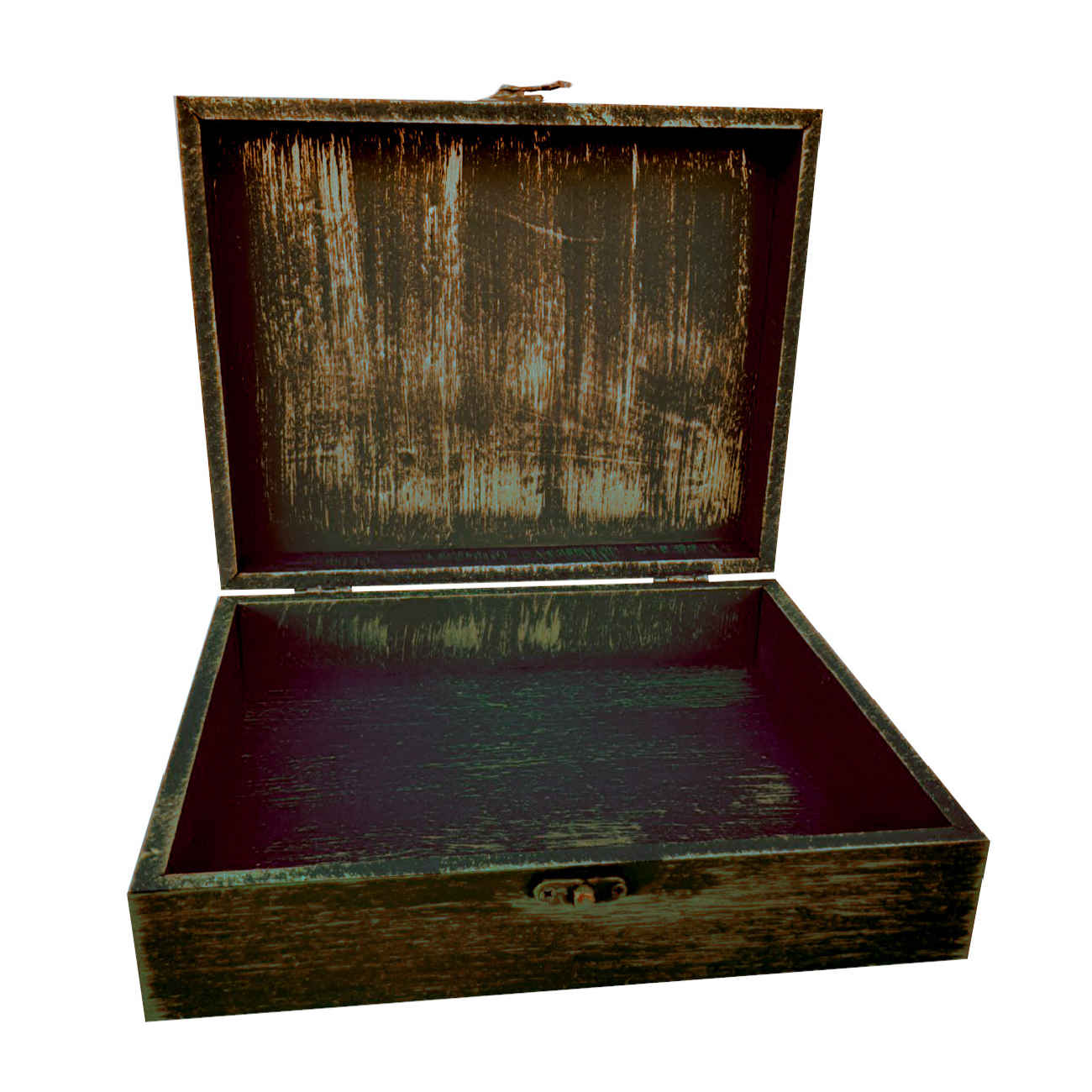 Groene Houten Cadeaudoos met Tegelpatroon
