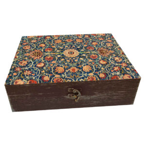Groene Houten Cadeaudoos met Tegelpatroon
