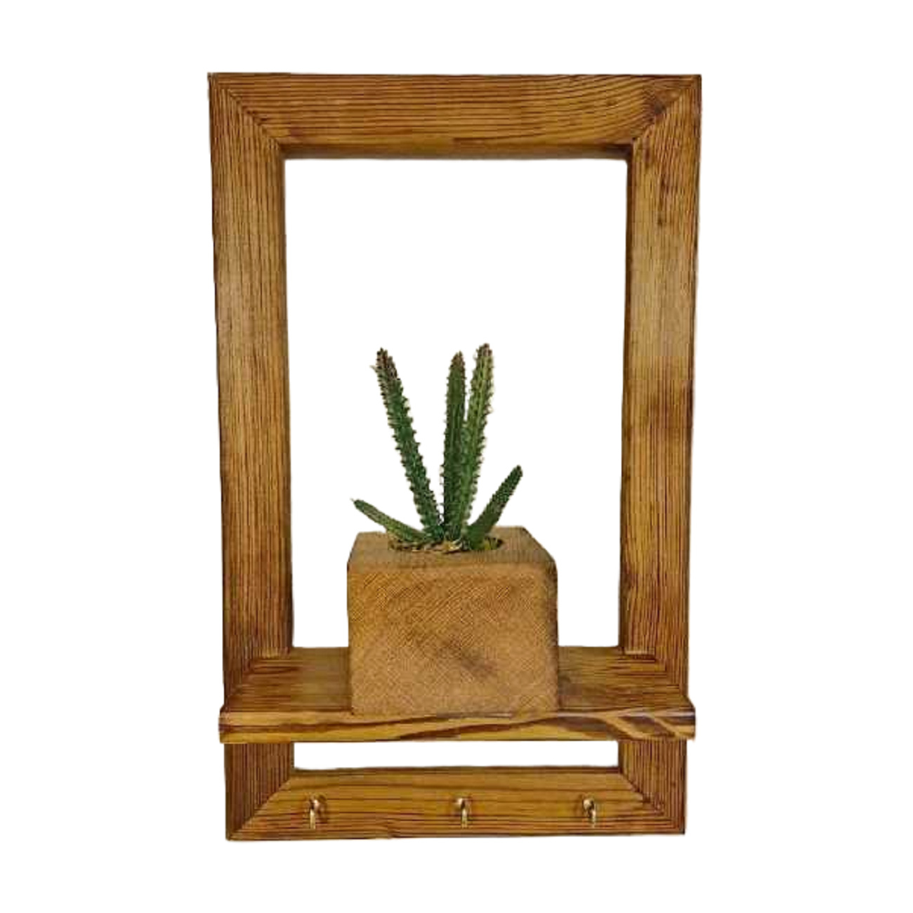 Houten Wand Sleutelhouder Perfect voor Organizer met 3 Haken