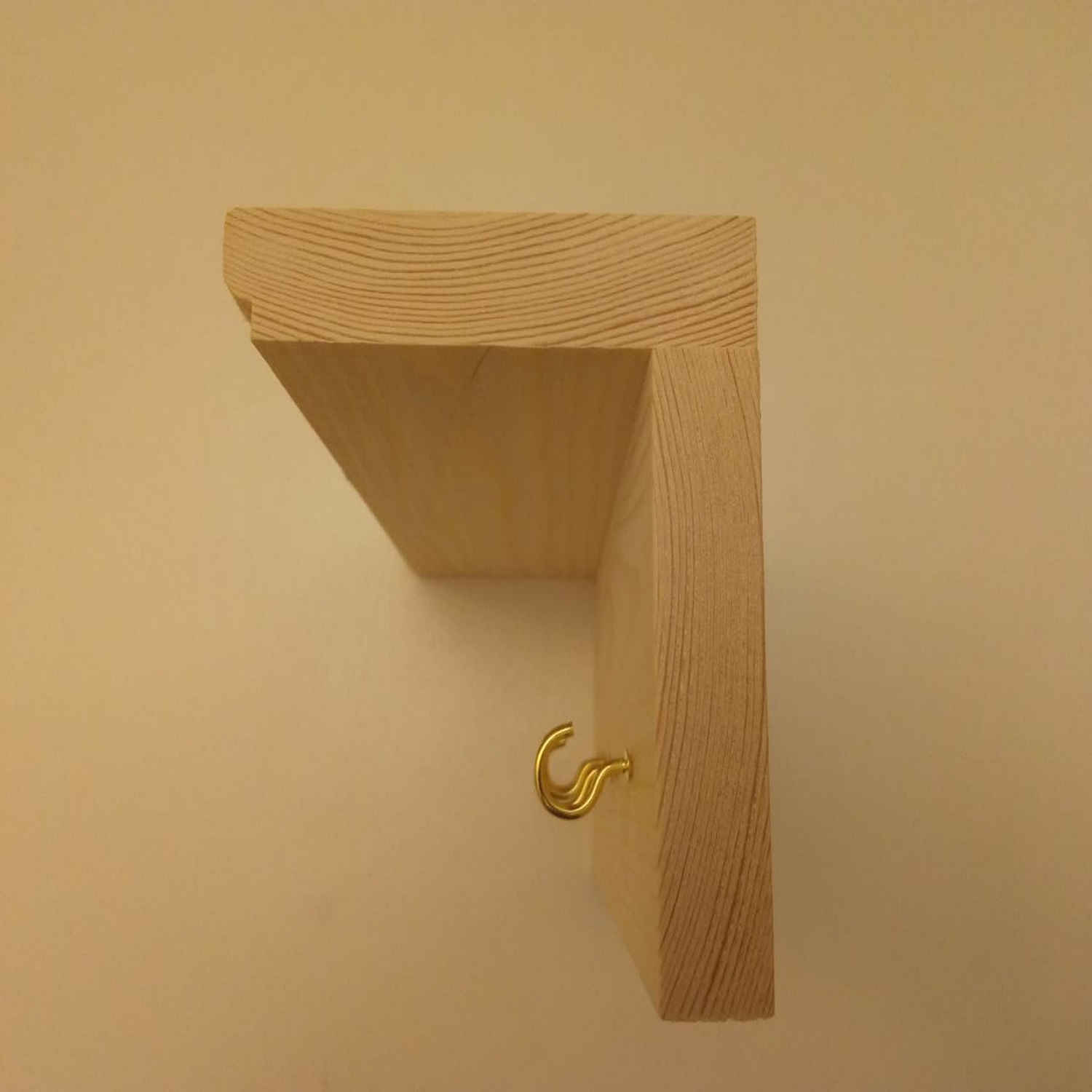Houten Wand Sleutelhouder – Rustieke Huis Organizer voor Sleutels met 4 Haken