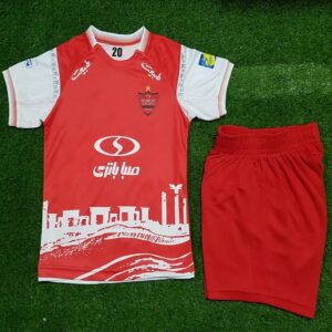 Persepolis Jersey met Korte Set Sport Voetbal – Geschikt voor Kinderen