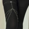 3-Layer Thigh Chain – Beaded Leg Chain with Elastic Fit (2)