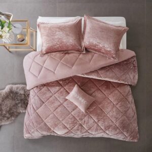 5-Delige Eenpersoons Fluwelen Bedden Set – Californië Model