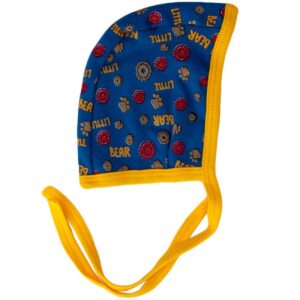 Baby Beanie met Oorkleppen – Model Beer – Blauw