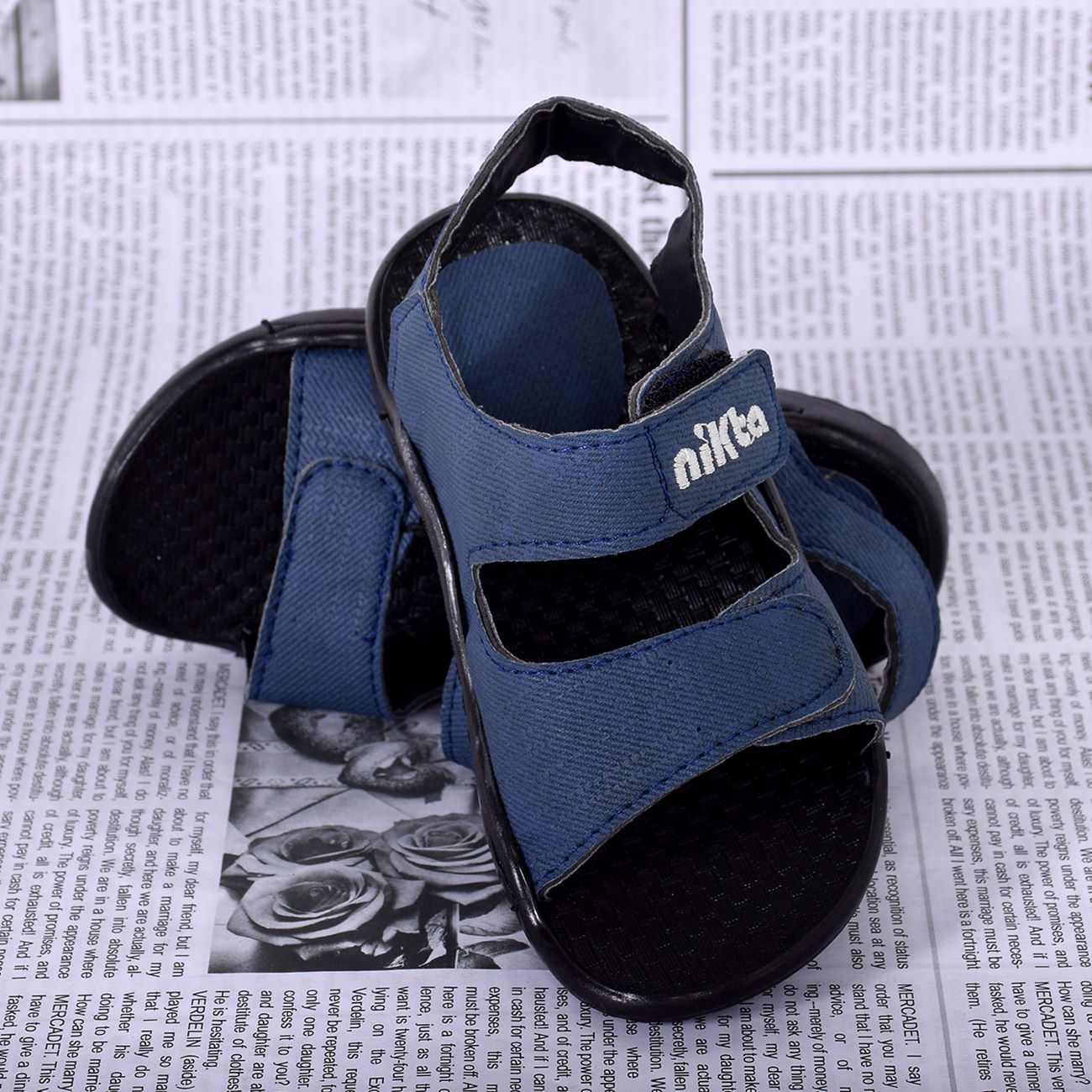 Avontuur-Klare Blauwe Kindersandalen – Duurzaam